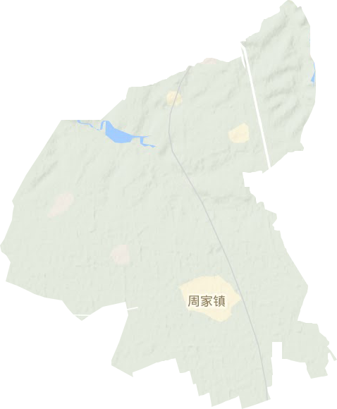 周家鎮地形圖