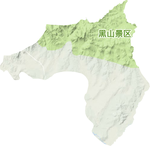 黑山鎮(zhèn)地形圖