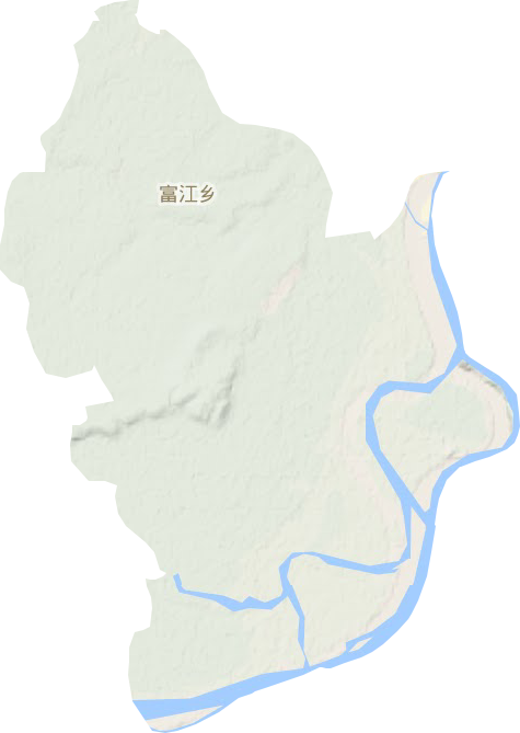 富江鄉地形圖