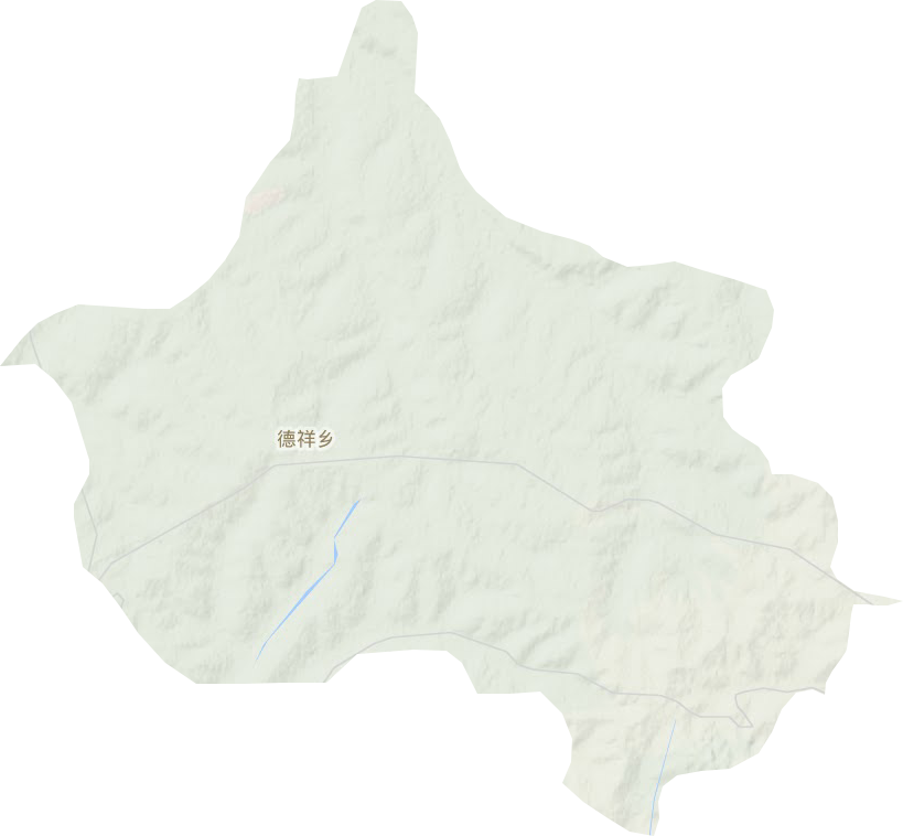 德祥鄉地形圖
