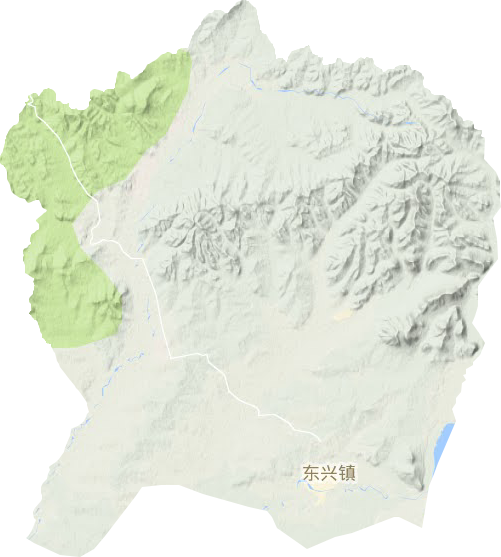 東興鎮地形圖