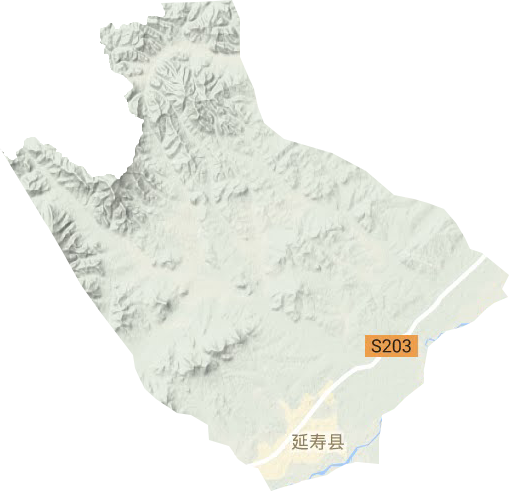 延壽鎮地形圖