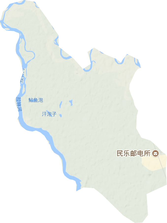 民樂(lè)朝鮮族鄉(xiāng)地形圖
