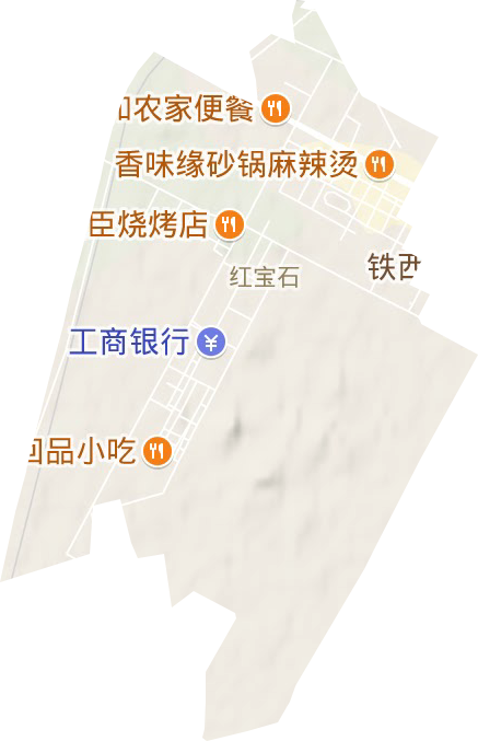 幸福街道地形圖