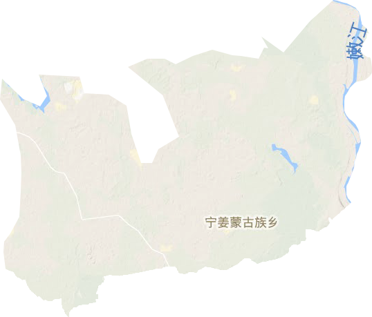 寧姜蒙古族鄉(xiāng)地形圖