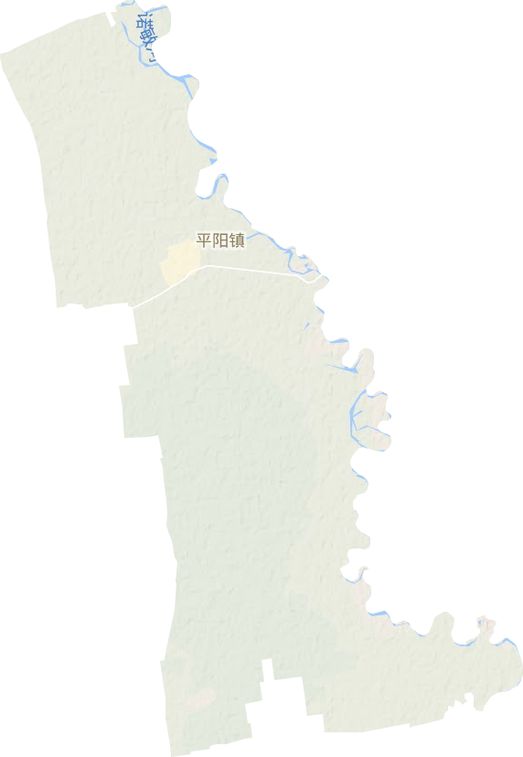 平陽(yáng)鎮(zhèn)地形圖