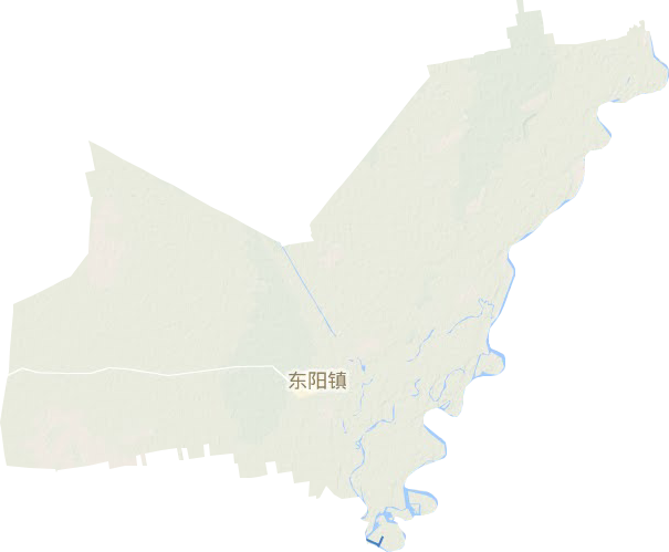 東陽鎮地形圖