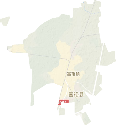 富裕鎮地形圖