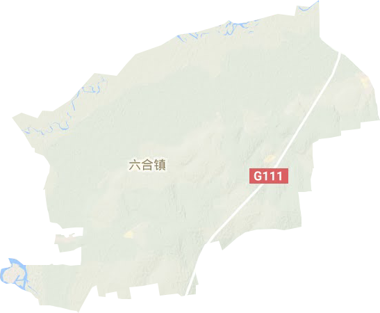 六合鎮地形圖