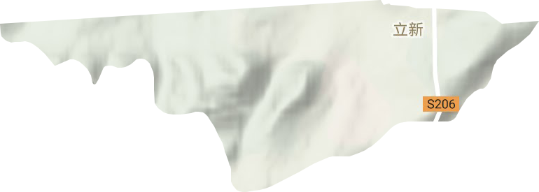 立新街道地形圖