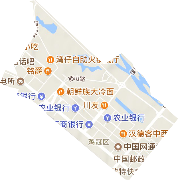 紅軍路街道地形圖