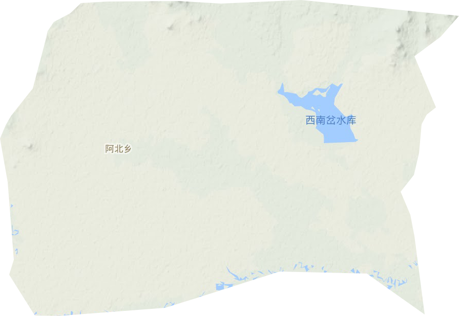 阿北鄉地形圖