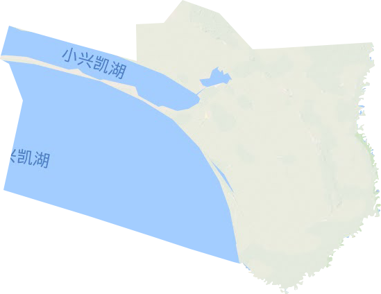 興凱湖農場地形圖