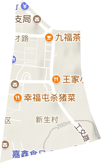 育才街道地形圖