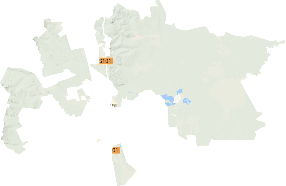 新華農場地形圖