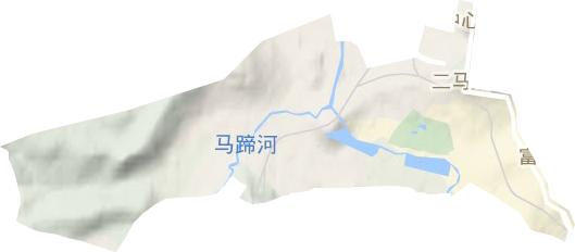 中心站街道地形圖
