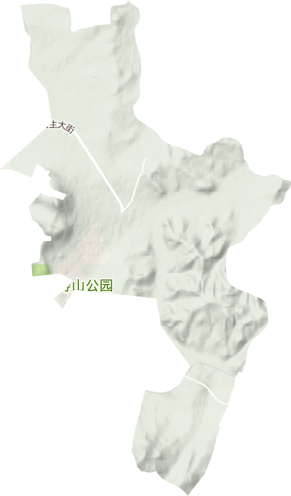 安邦鄉(xiāng)地形圖