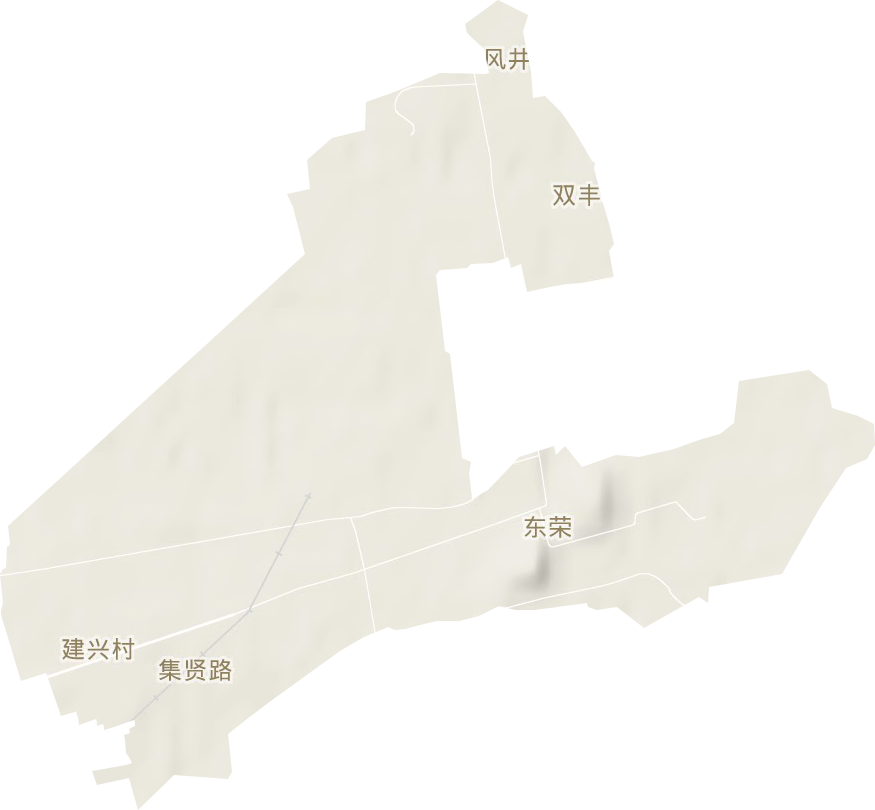 集賢街道地形圖