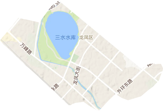 三永街道地形圖