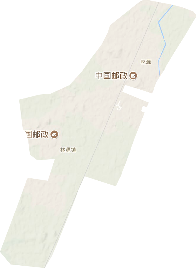 林源鎮街道地形圖