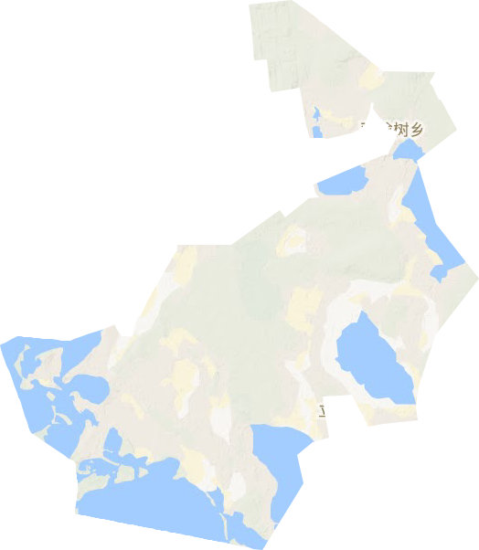 雙榆樹鄉地形圖