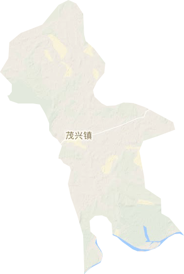 茂興鎮地形圖
