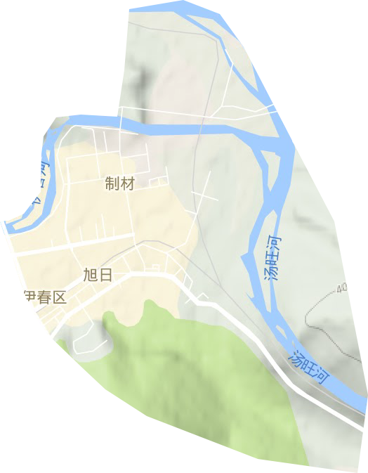 旭日街道地形圖