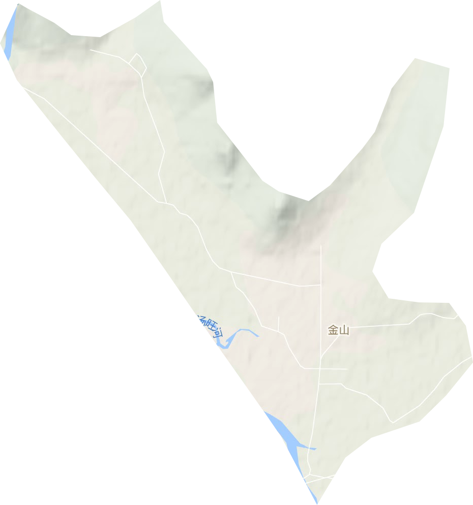 東升街道地形圖