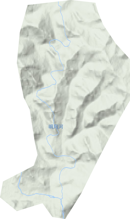 明月林場地形圖