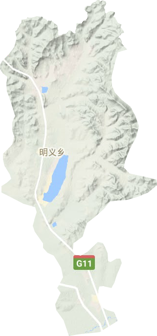 明義鄉地形圖