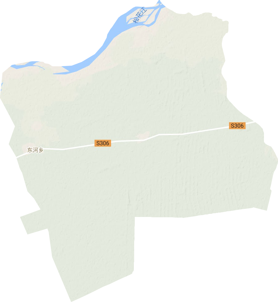 東河鄉(xiāng)地形圖