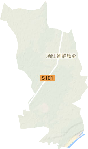 湯旺鄉地形圖
