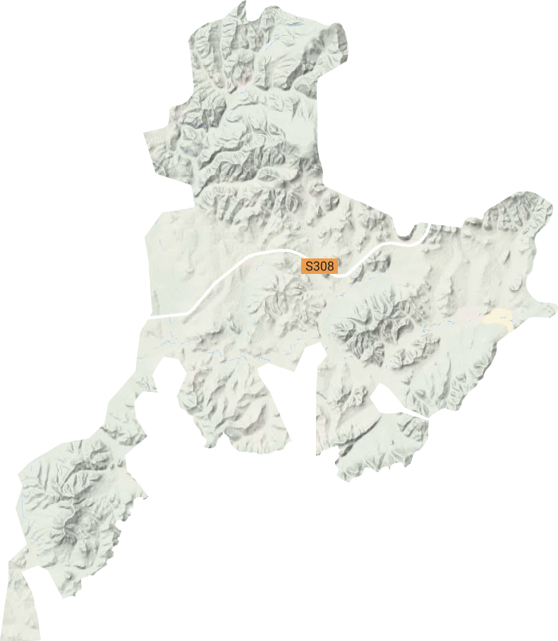 宏偉鎮地形圖