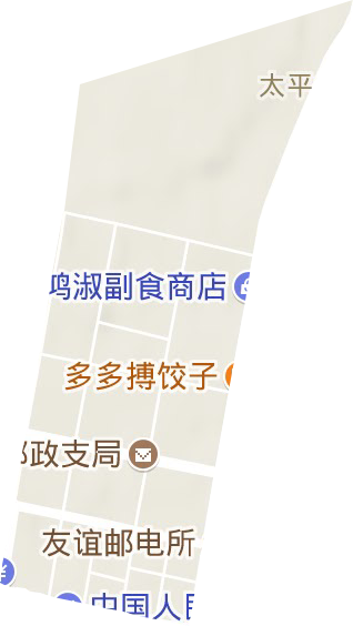 元明街道地形圖