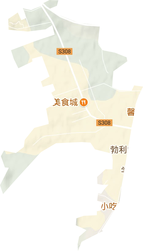 鐵西街道地形圖