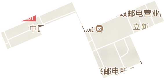 牡丹街道地形圖