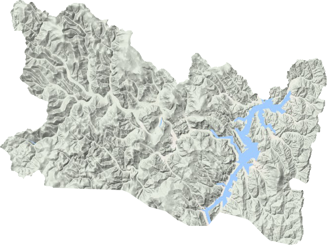三道鎮(zhèn)地形圖