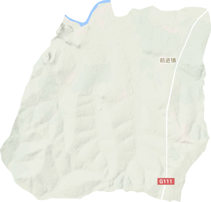 前進鎮地形圖