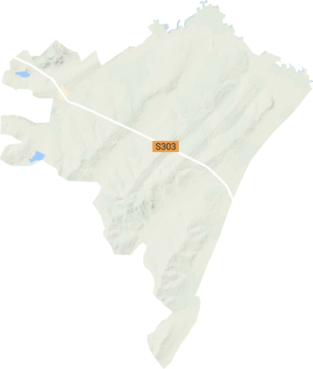 嫩江農場地形圖