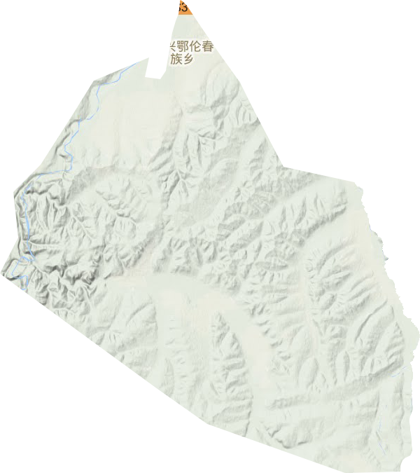 新興鄉地形圖