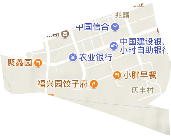 兆麟街道地形圖