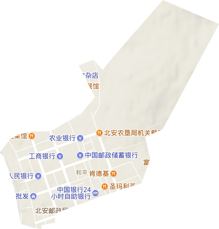 和平街道地形圖