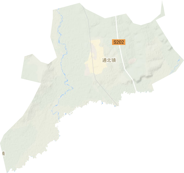 通北鎮(zhèn)地形圖