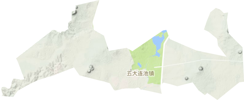 五大連池鎮地形圖