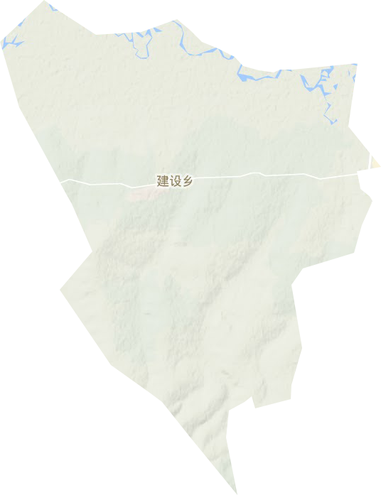 建設鄉地形圖