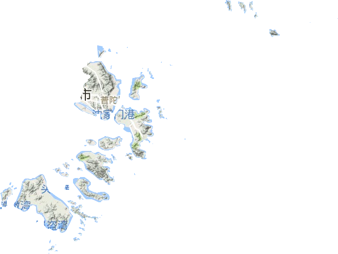 普陀區(qū)地形圖