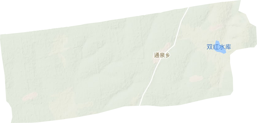通泉鄉地形圖