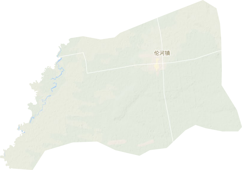 倫河鎮地形圖