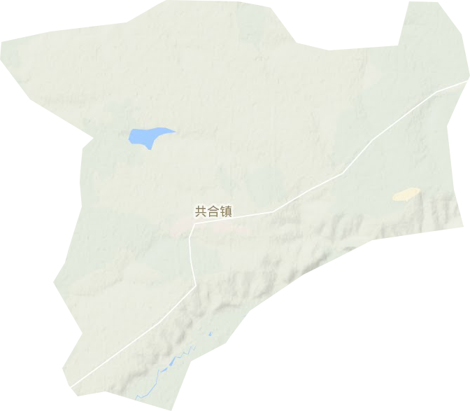 共合鎮(zhèn)地形圖