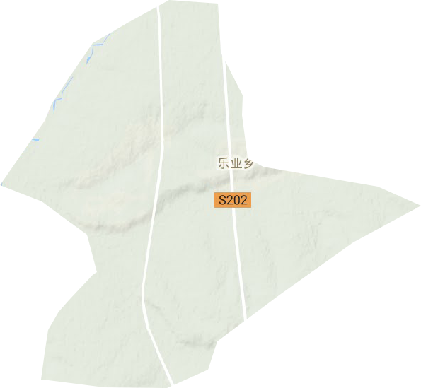 樂業(yè)鄉(xiāng)地形圖
